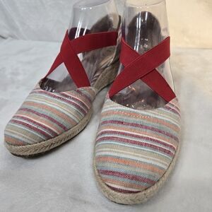 Abella Red and Multicolor Espadrilles